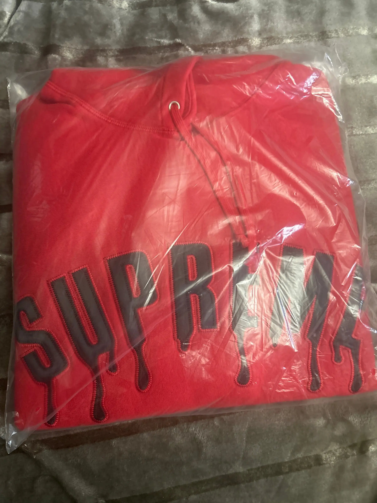 Supreme Ghostface Arc Hooded Sweatshirt Red Large