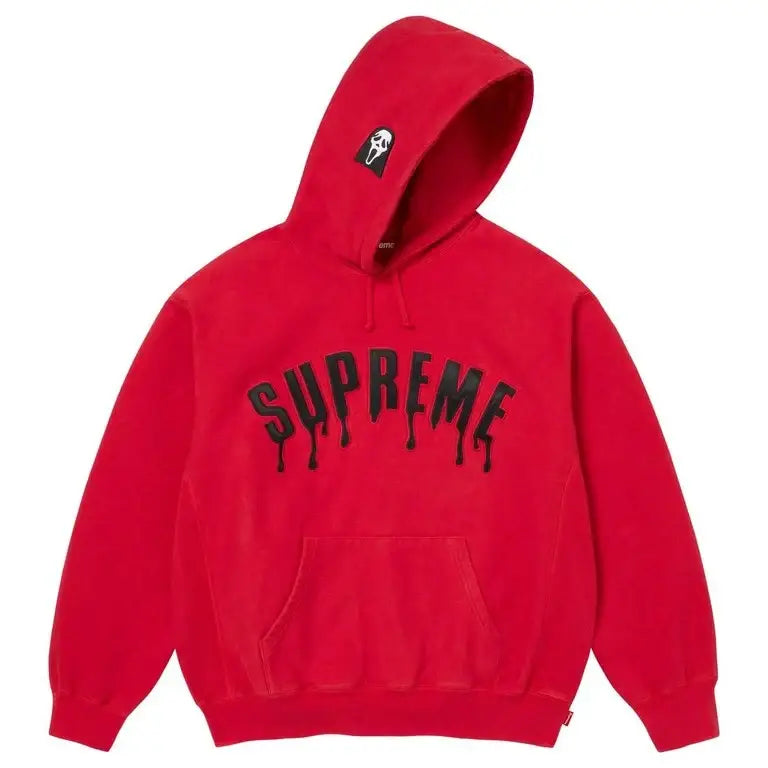 Supreme Ghostface Arc Hooded Sweatshirt Red Large