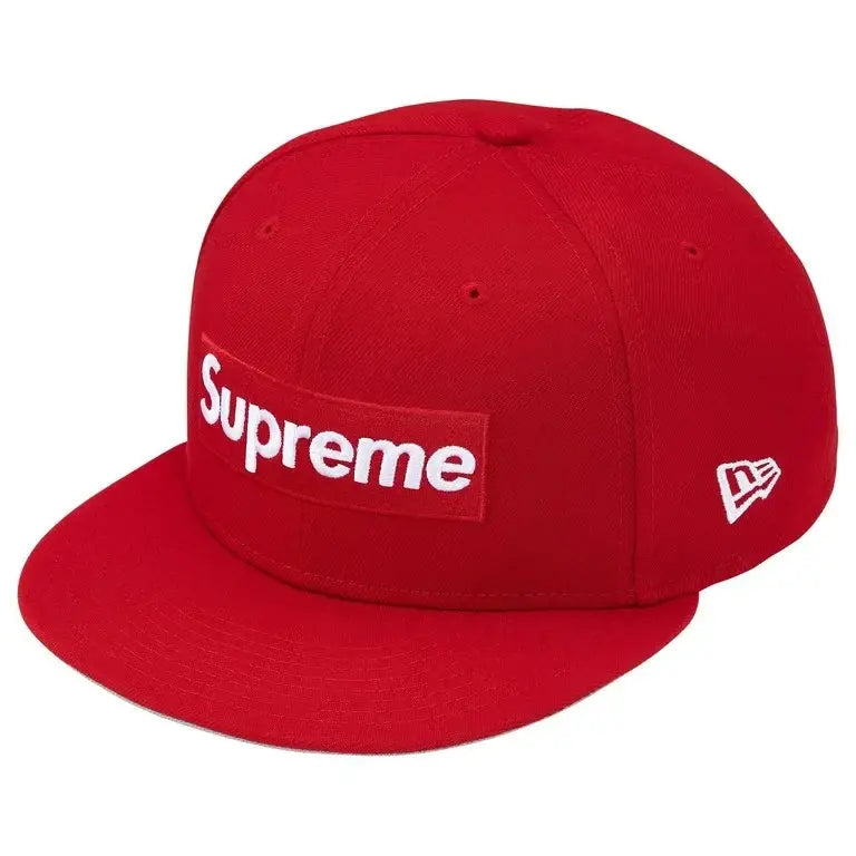 Supreme Ghostface Box Logo New Era Red 7 5/8"