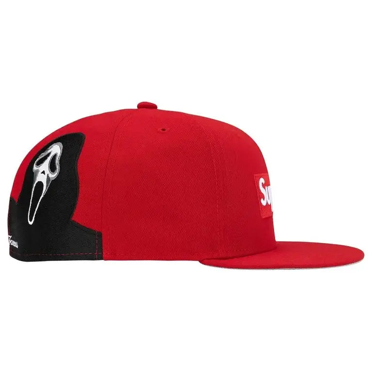 Supreme Ghostface Box Logo New Era Red 7 5/8"