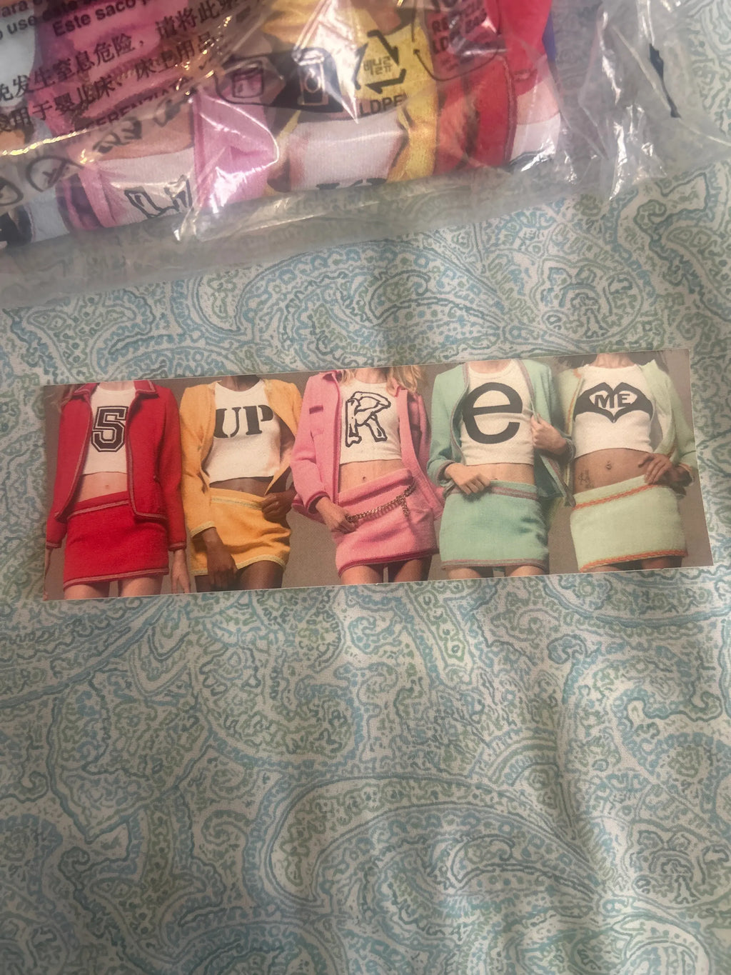 Supreme Girls Tee Blue Medium w/Girls Sticker