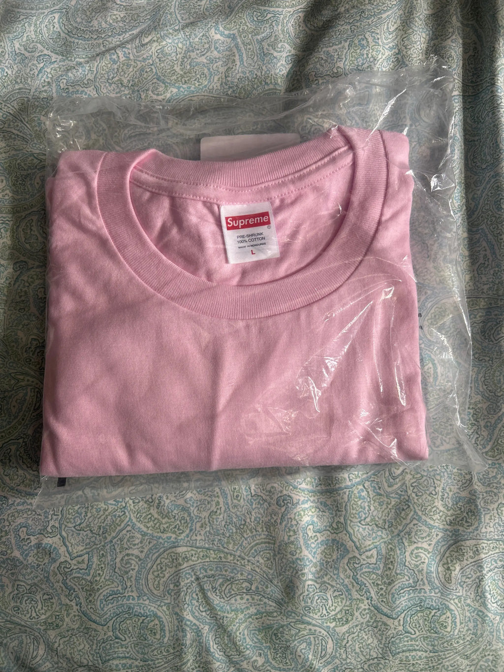 Supreme Girls Tee Pink Large w/Girls Sticker