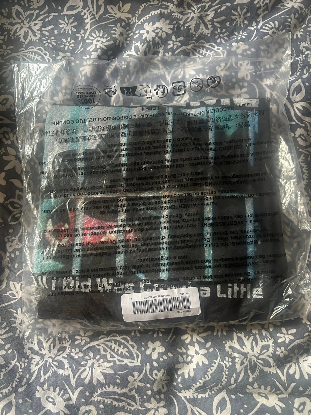 Supreme Growl Tee Black Large