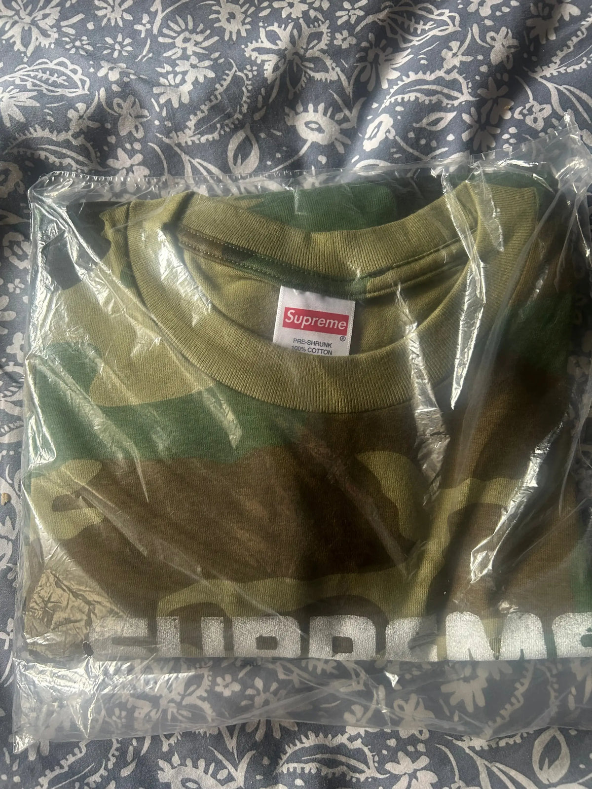 Supreme Growl Tee Camo Large