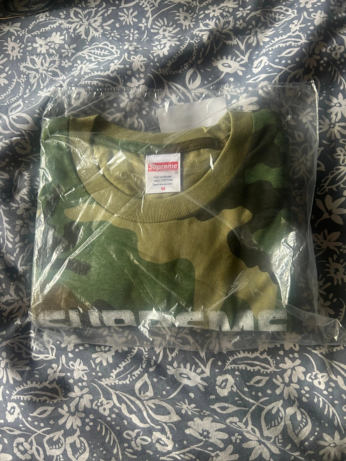 Supreme Growl Tee Camo Medium
