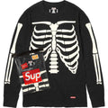 Supreme Hanes Bones Thermal Crew Black Medium