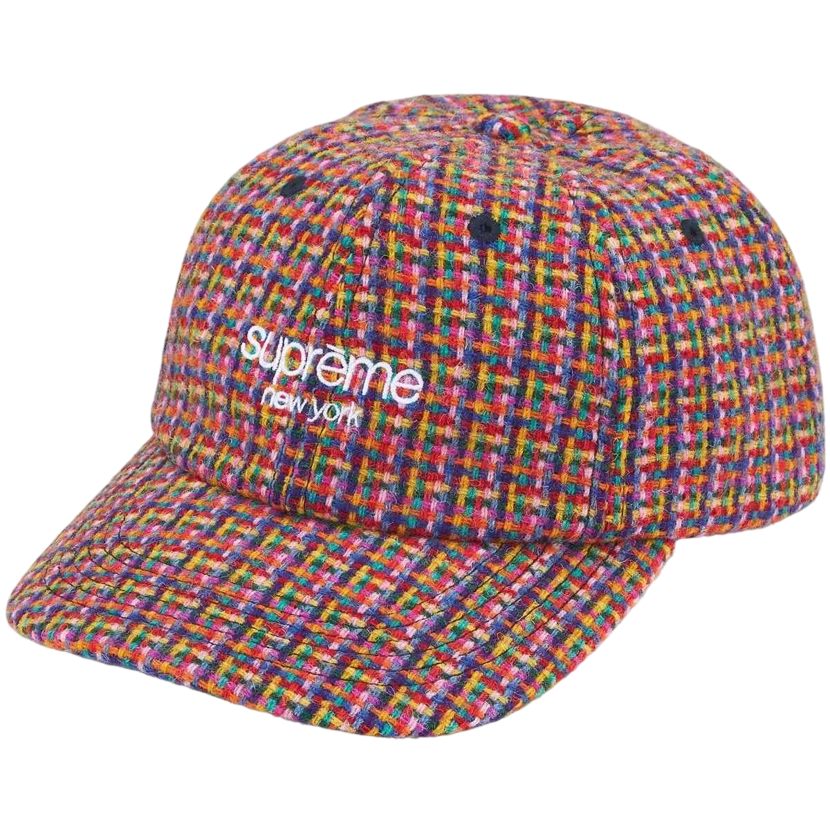 Supreme Harris Tweed 6 Panel Red - One size