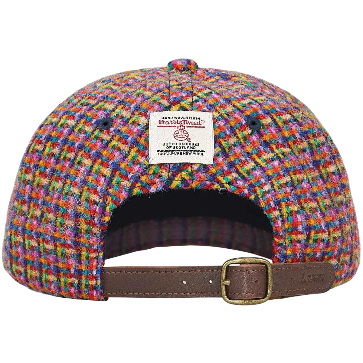 Supreme Harris Tweed 6 Panel Red - One size