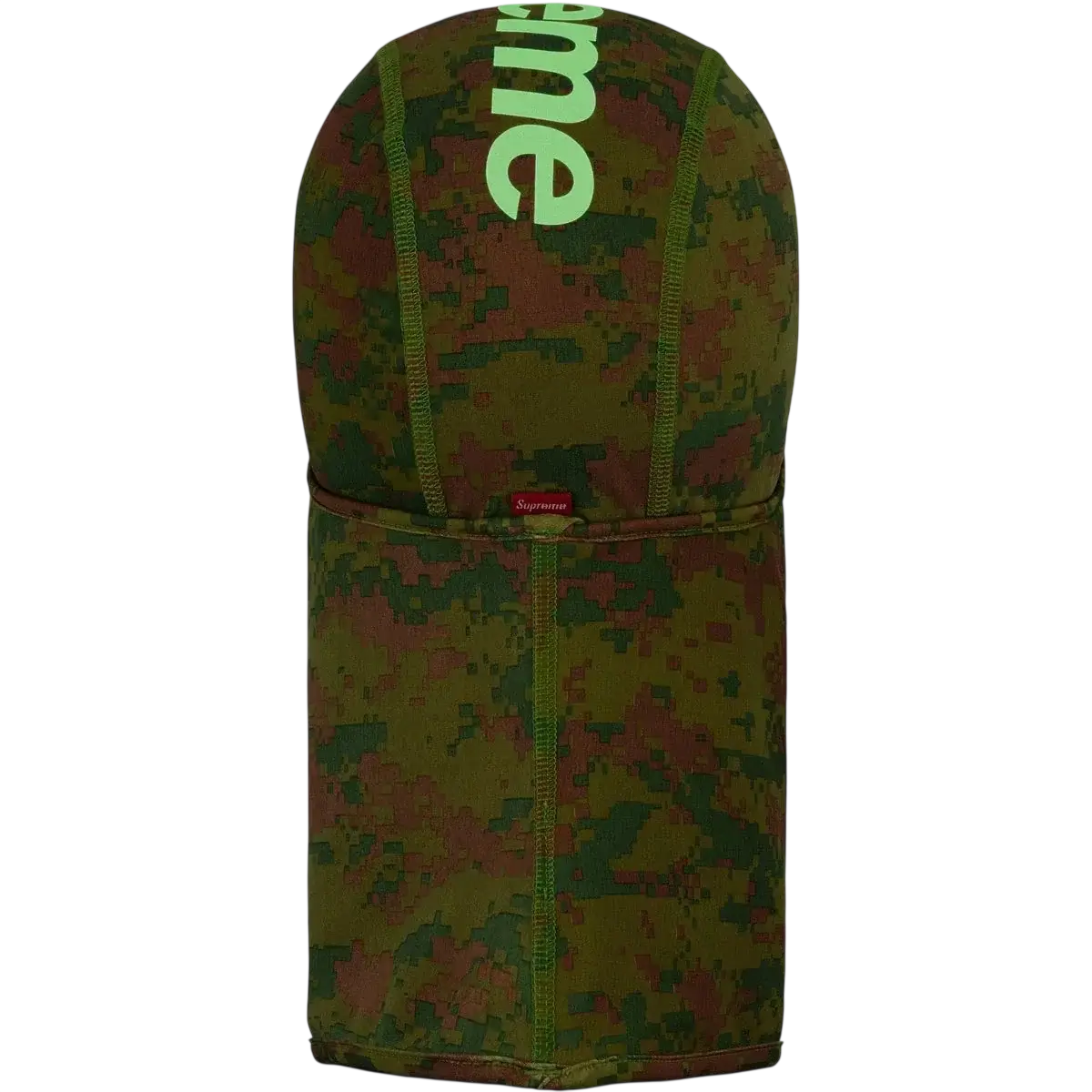 Supreme Heat Reactive Digi Camo Balaclava Olive - S/M