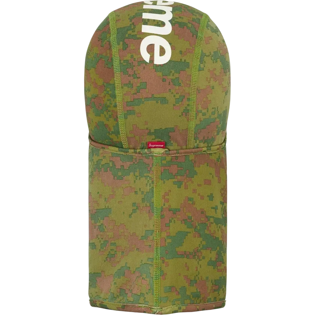 Supreme Heat Reactive Digi Camo Balaclava Olive - S/M