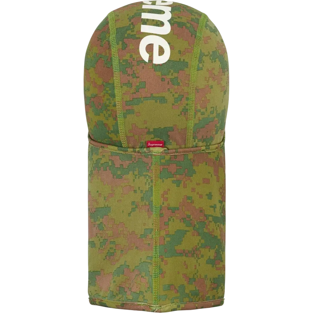 Supreme Heat Reactive Digi Camo Balaclava Olive - S/M