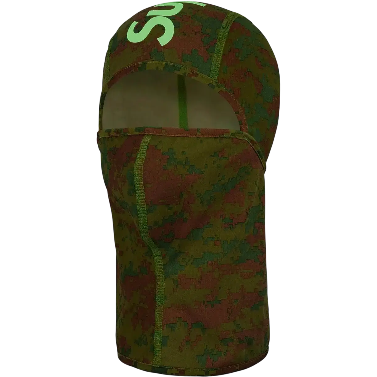 Supreme Heat Reactive Digi Camo Balaclava Olive - S/M