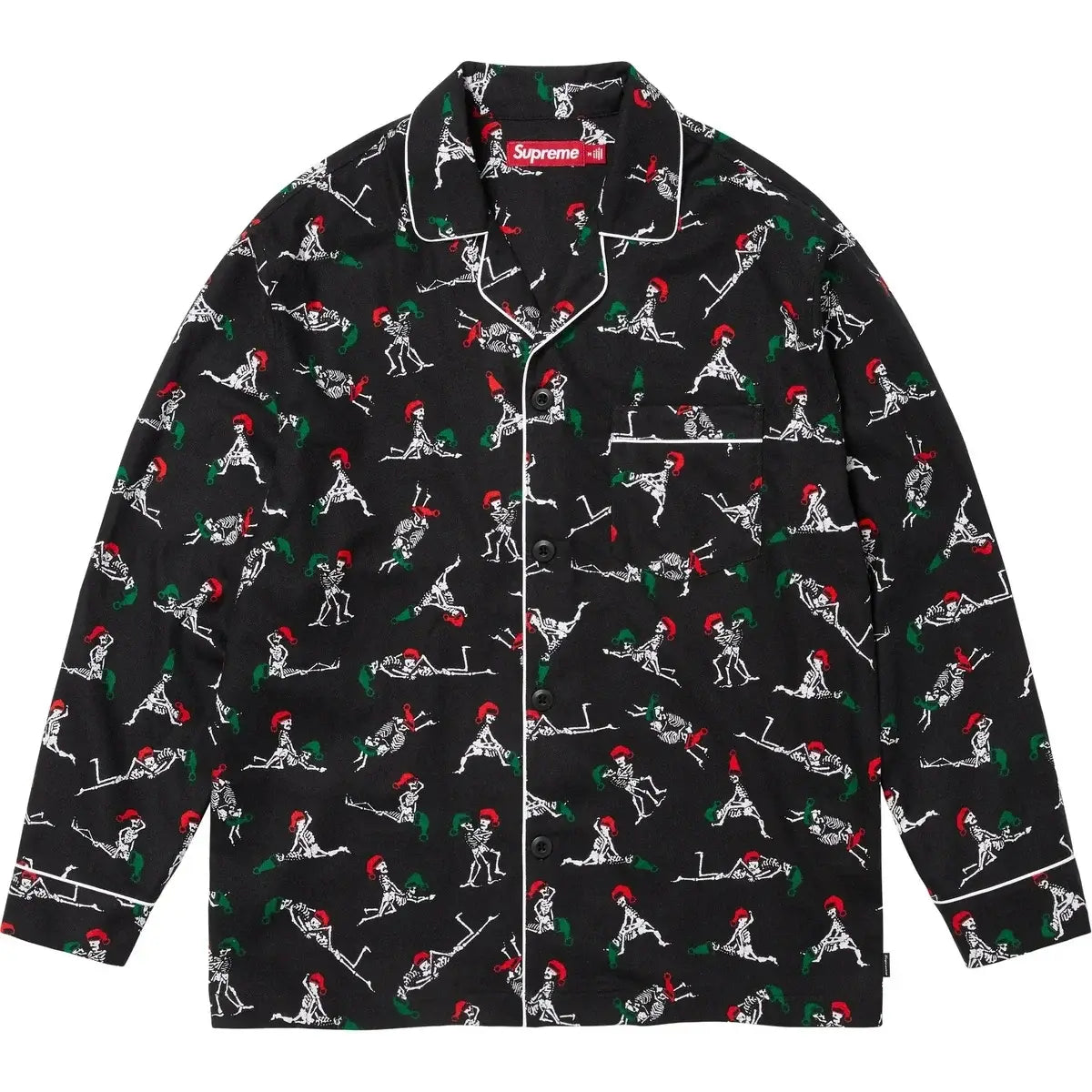 Supreme Holiday Pajama Set Black Medium