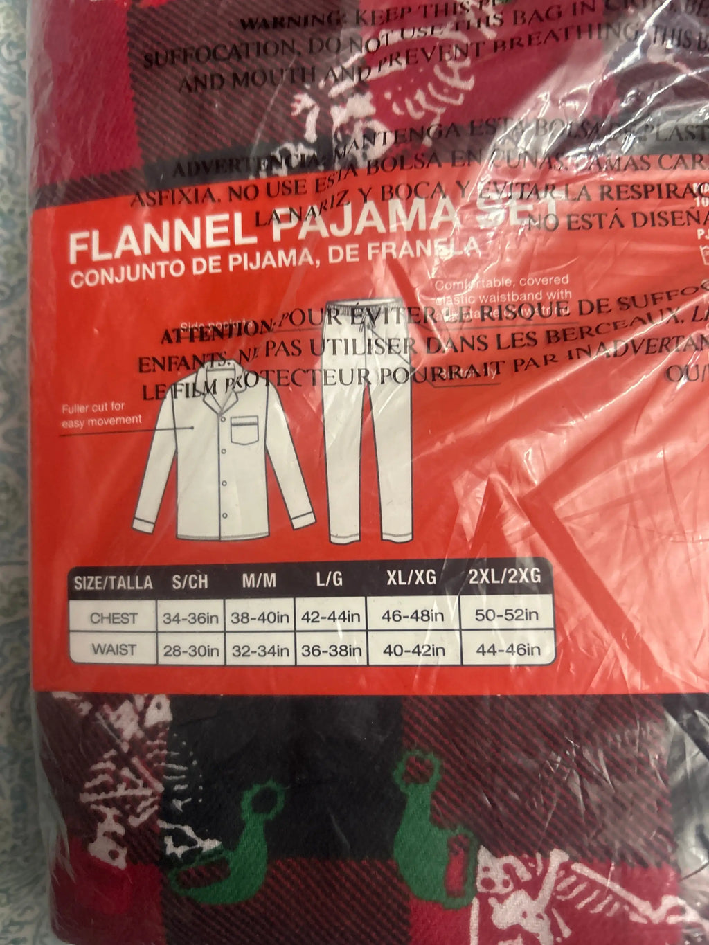 Supreme Holiday Pajama Set Red Medium