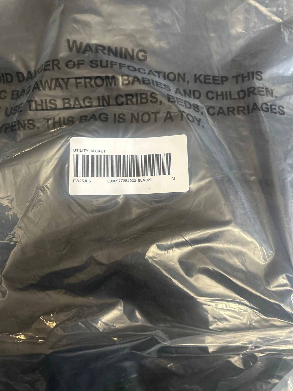 Supreme Hooded Utility Jacket Black Medium