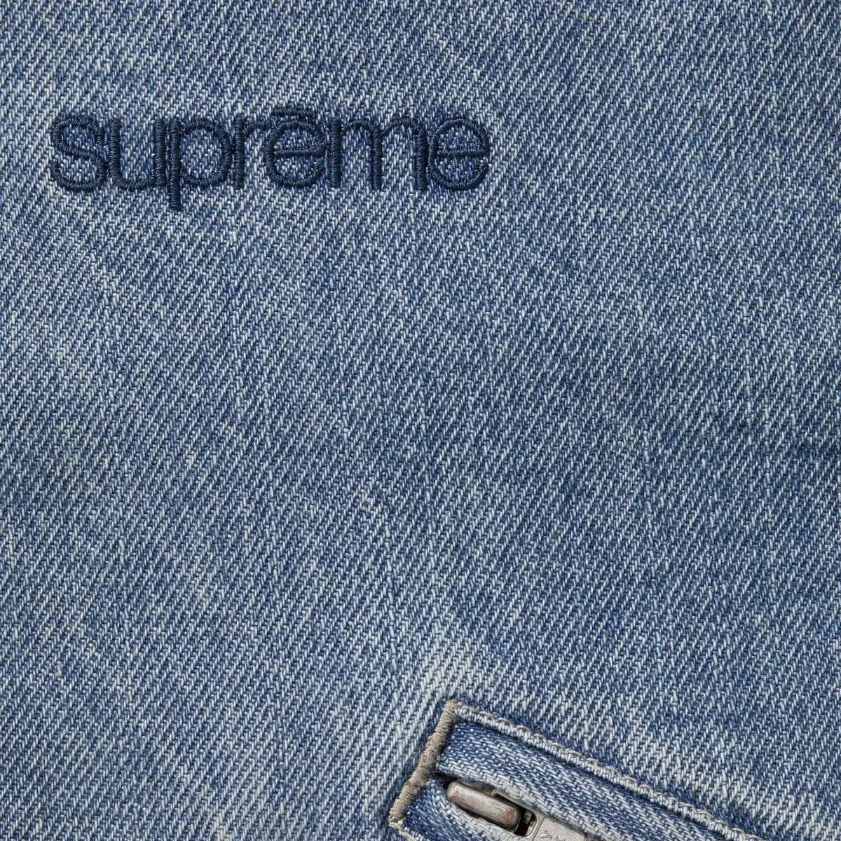 Supreme Hooded Utility Jacket Denim - M