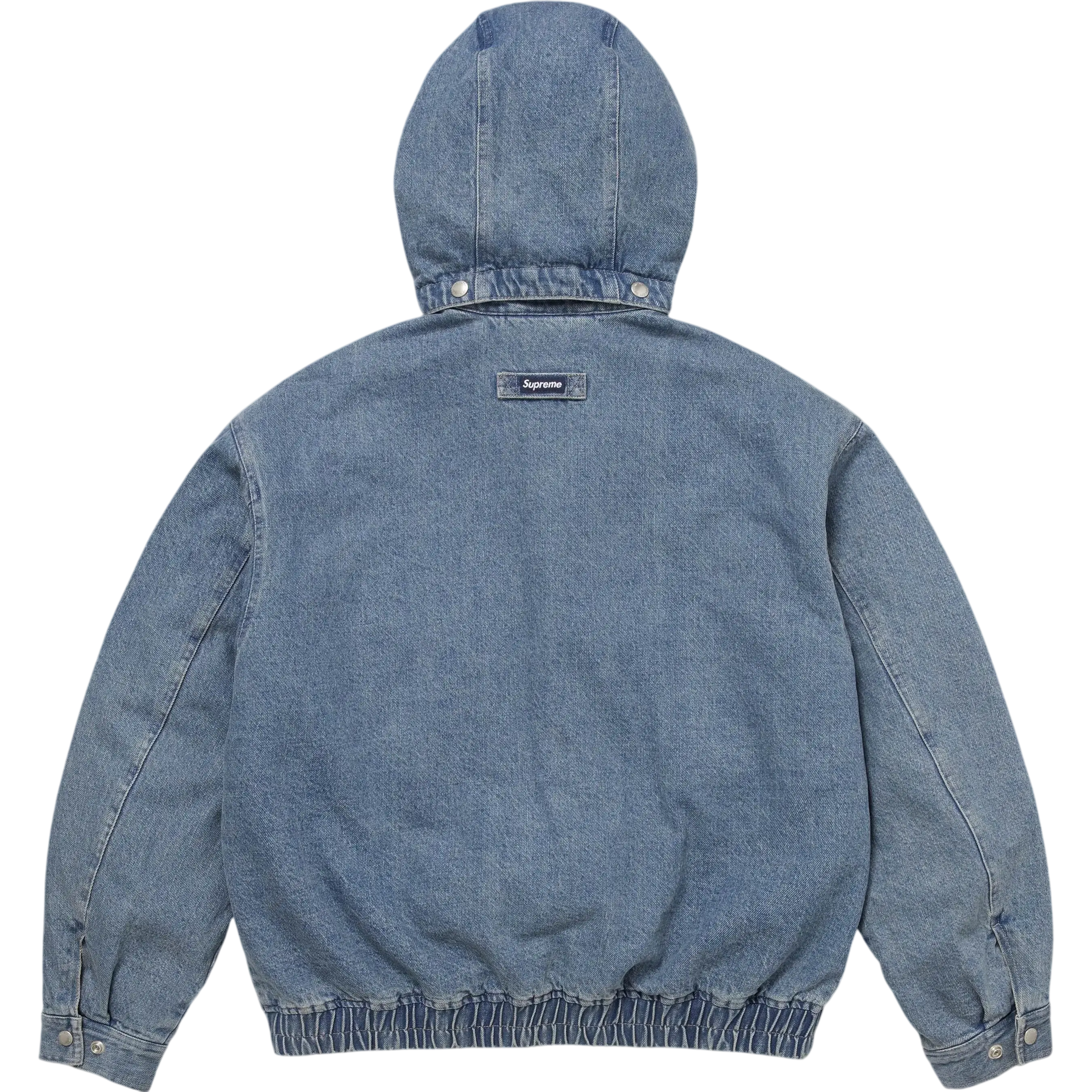 Supreme Hooded Utility Jacket Denim - M