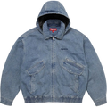 Supreme Hooded Utility Jacket Denim - M