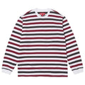 Supreme Intarsia Long Sleeve Top Striped Large