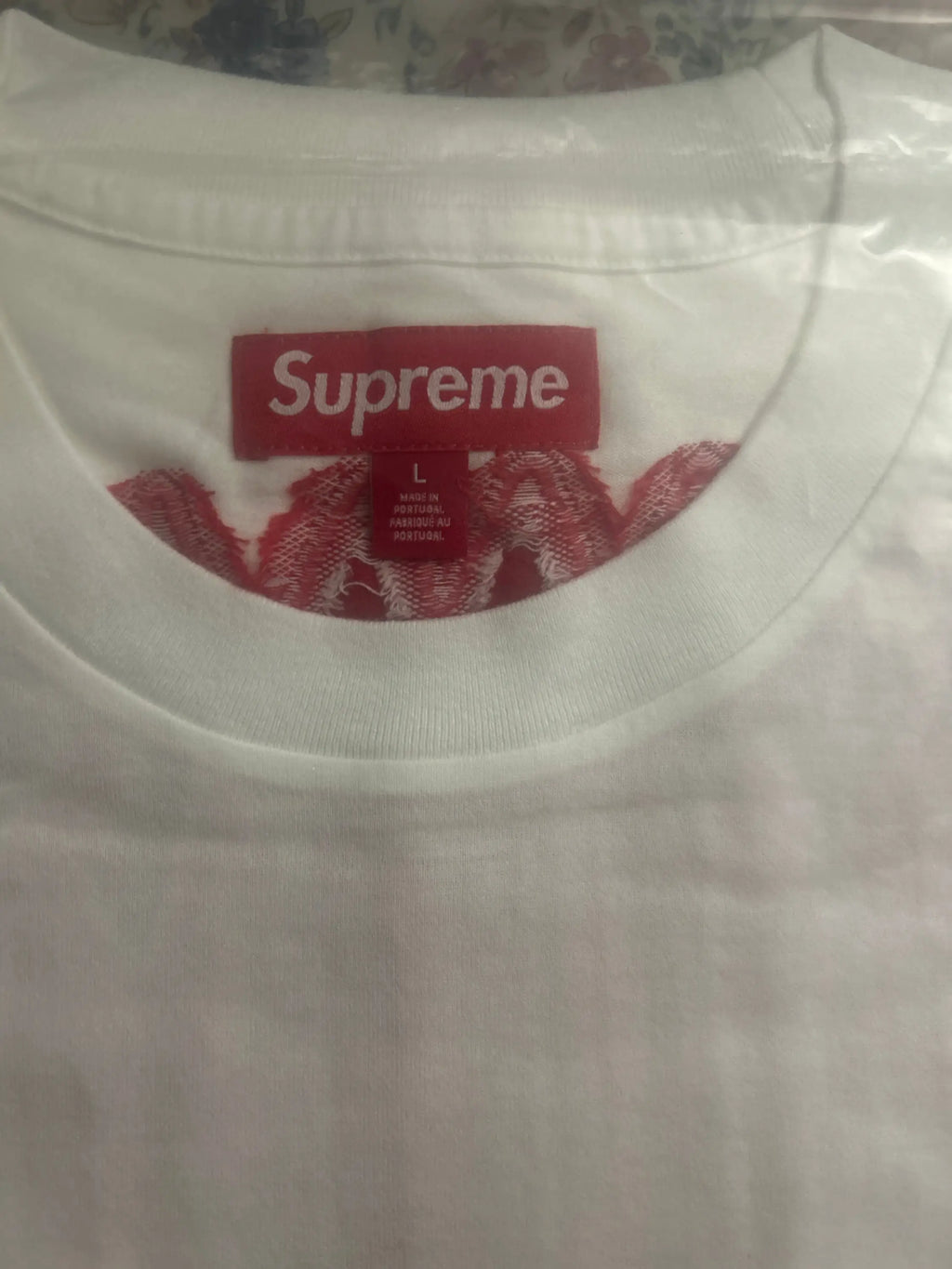 Supreme Intarsia Long Sleeve Top White Large