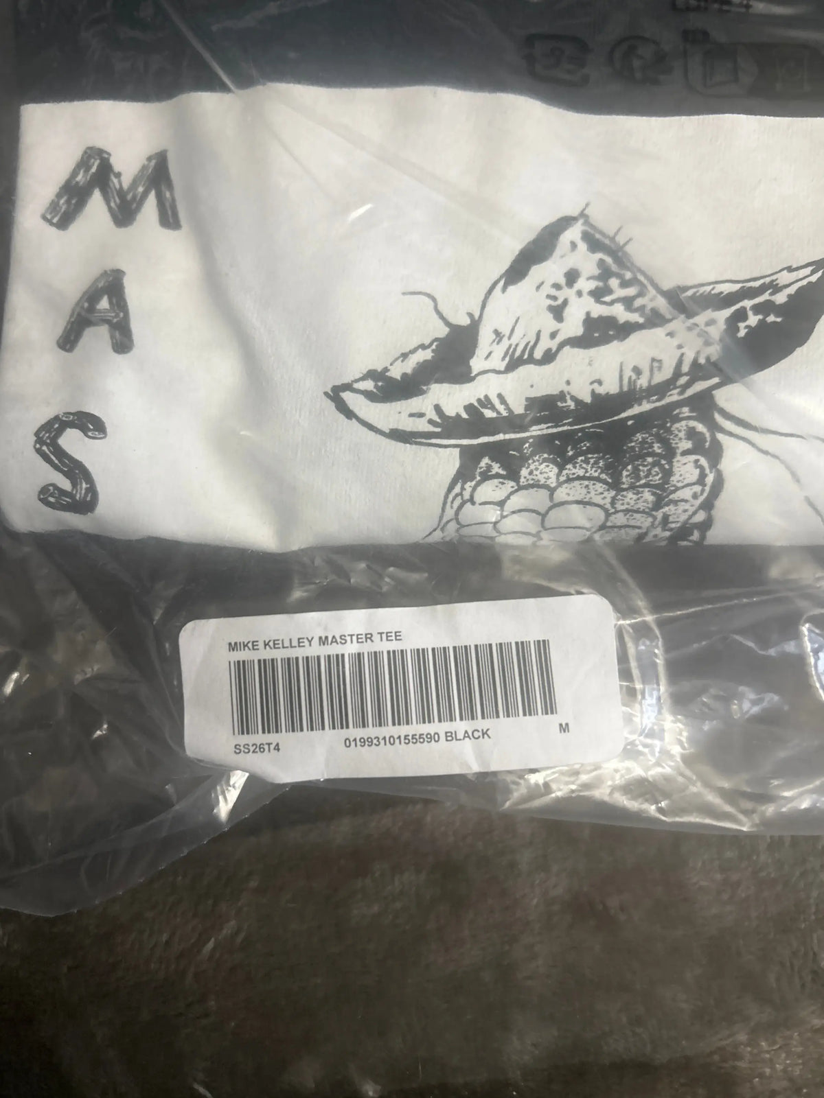 Supreme Mike Kelley Master Tee Black Medium