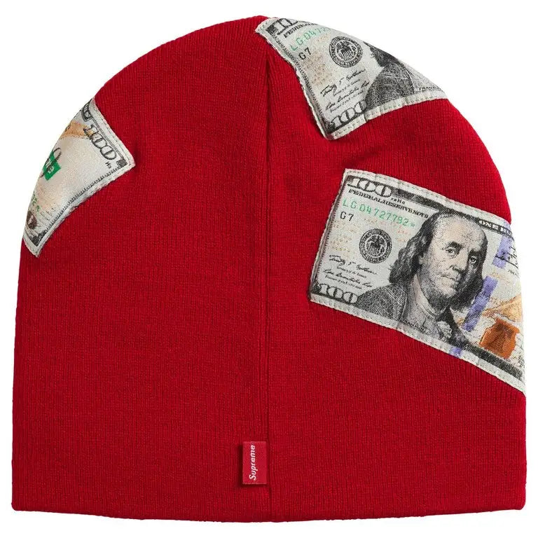 Supreme Money Beanie Red