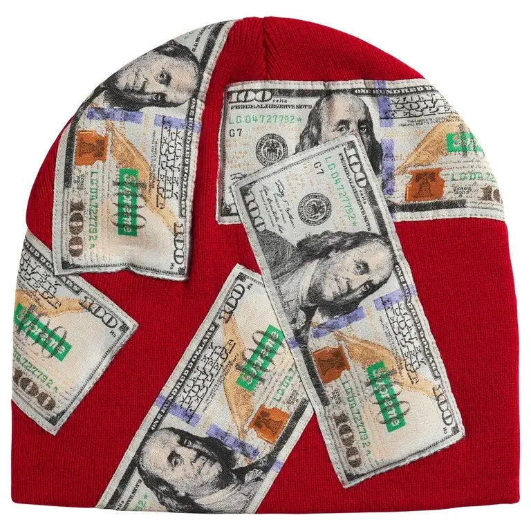Supreme Money Beanie Red