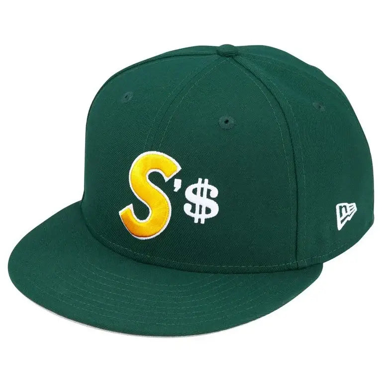 Supreme Money S Logo New Era Green 7 1/2"