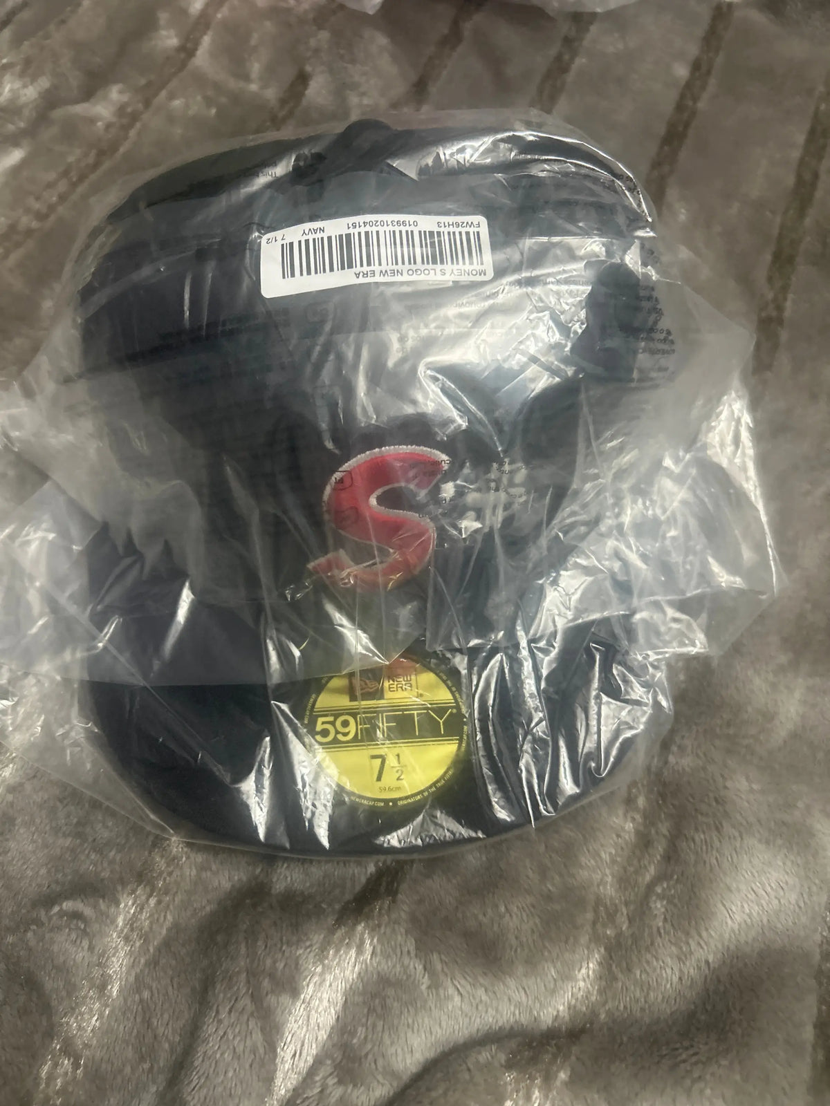 Supreme Money S Logo New Era Navy 7 1/2"