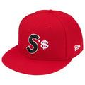 Supreme Money S Logo New Era Red 7 5/8"