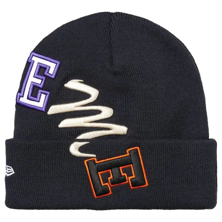 Supreme New Era Arc Beanie Navy