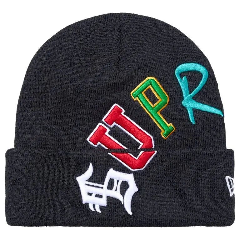 Supreme New Era Arc Beanie Navy