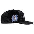 Supreme New Era Crushed Velvet Box Logo 59Fifty Black 7 3/4”