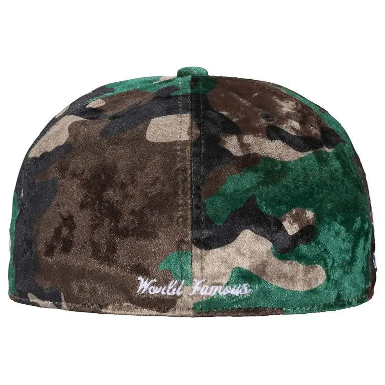 Supreme New Era Crushed Velvet Box Logo 59Fifty Camo 7 1/8”