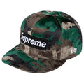 Supreme New Era Crushed Velvet Box Logo 59Fifty Camo 7 1/8”