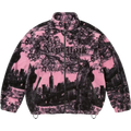 Supreme New York Fleece Jacket Pink - M