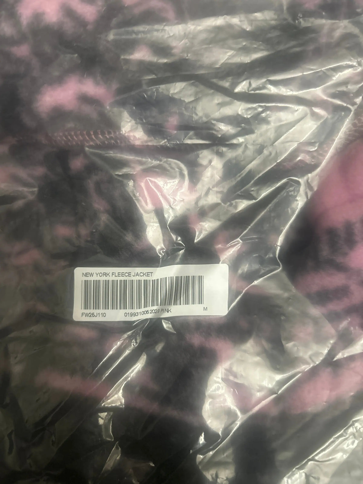 Supreme New York Fleece Jacket Pink Medium