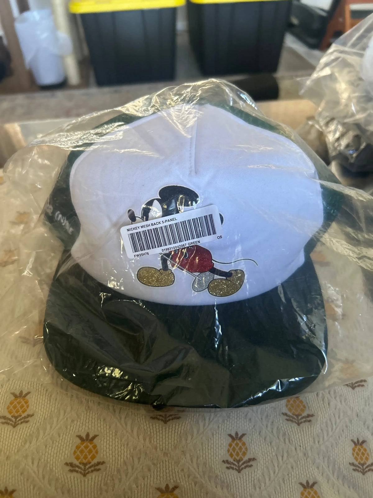 Supreme Number (N)ine Mickey Mesh Back 5-Panel Green