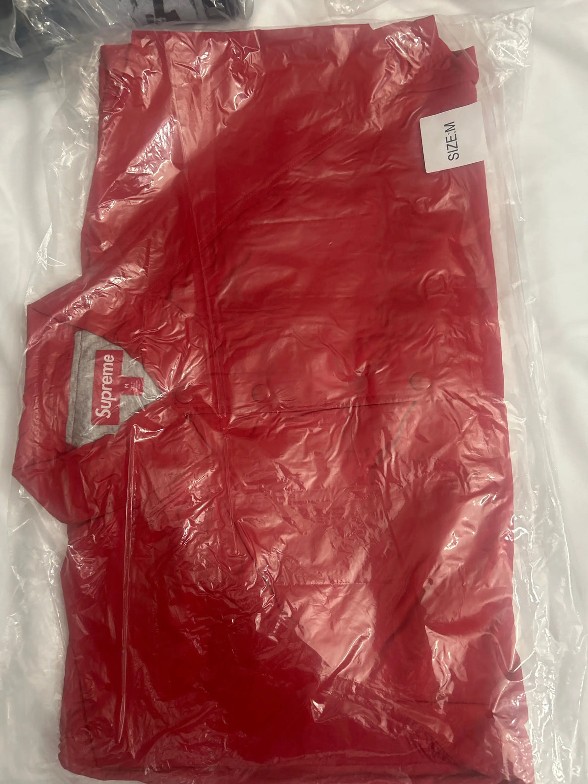 Supreme Old English Arc Coaches Jacket Red Medium