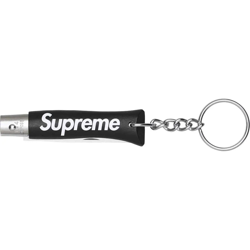Supreme Opinel No 4 Knife Keychain FW25 Black - Accessory