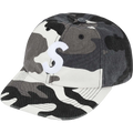 Supreme Pigment Coated Canvas S Logo 6 Panel Snow Camo - One size