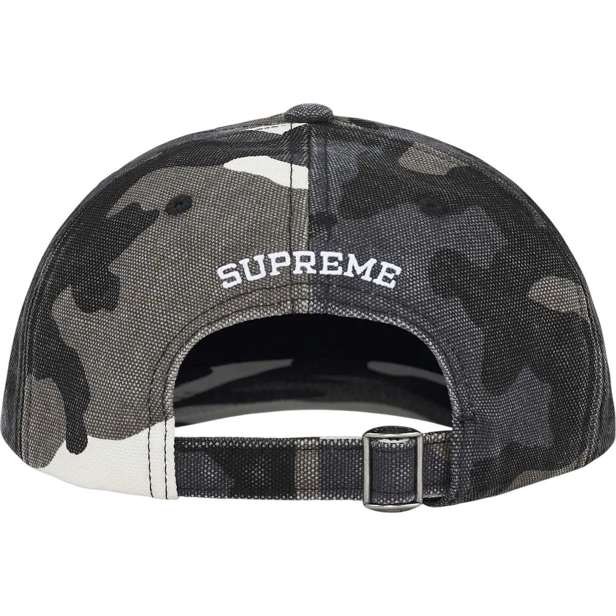 Supreme Pigment Coated Canvas S Logo 6 Panel Snow Camo - One size