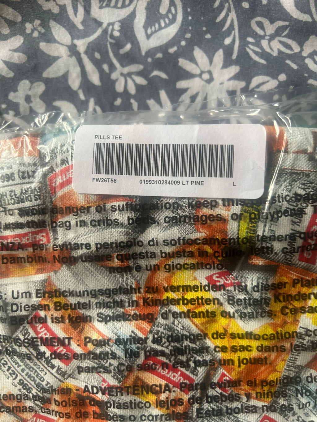 Supreme Pills Tee Green Large