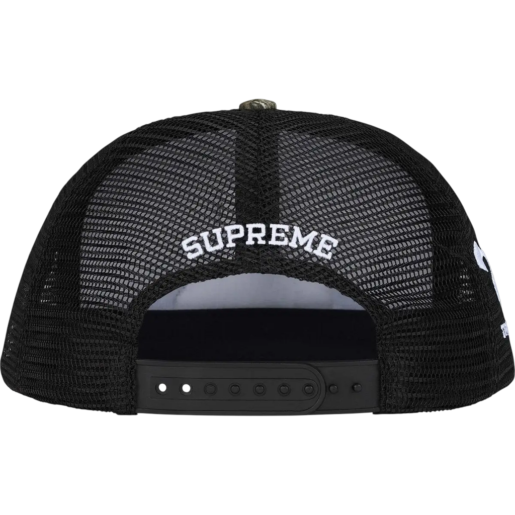 Supreme Pinup Girl Mech Back 5-Panel Snapback Brown Camo - One size