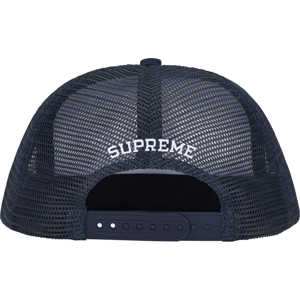 Supreme Pinup Girl Mech Back 5-Panel Snapback Navy - One size