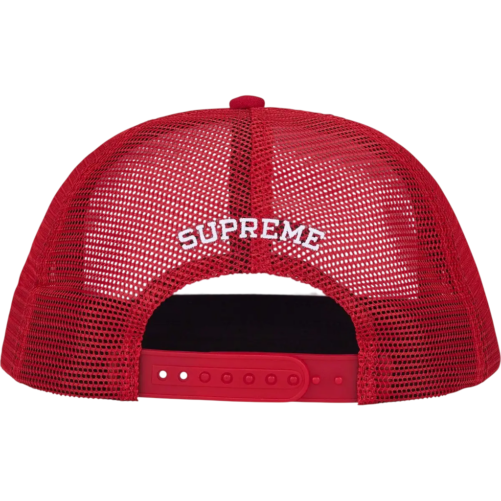 Supreme Pinup Girl Mech Back 5-Panel Snapback Red - One size