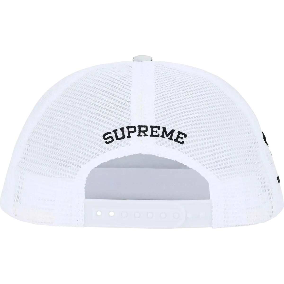 Supreme Pinup Girl Mech Back 5-Panel Snapback White Camo - One size