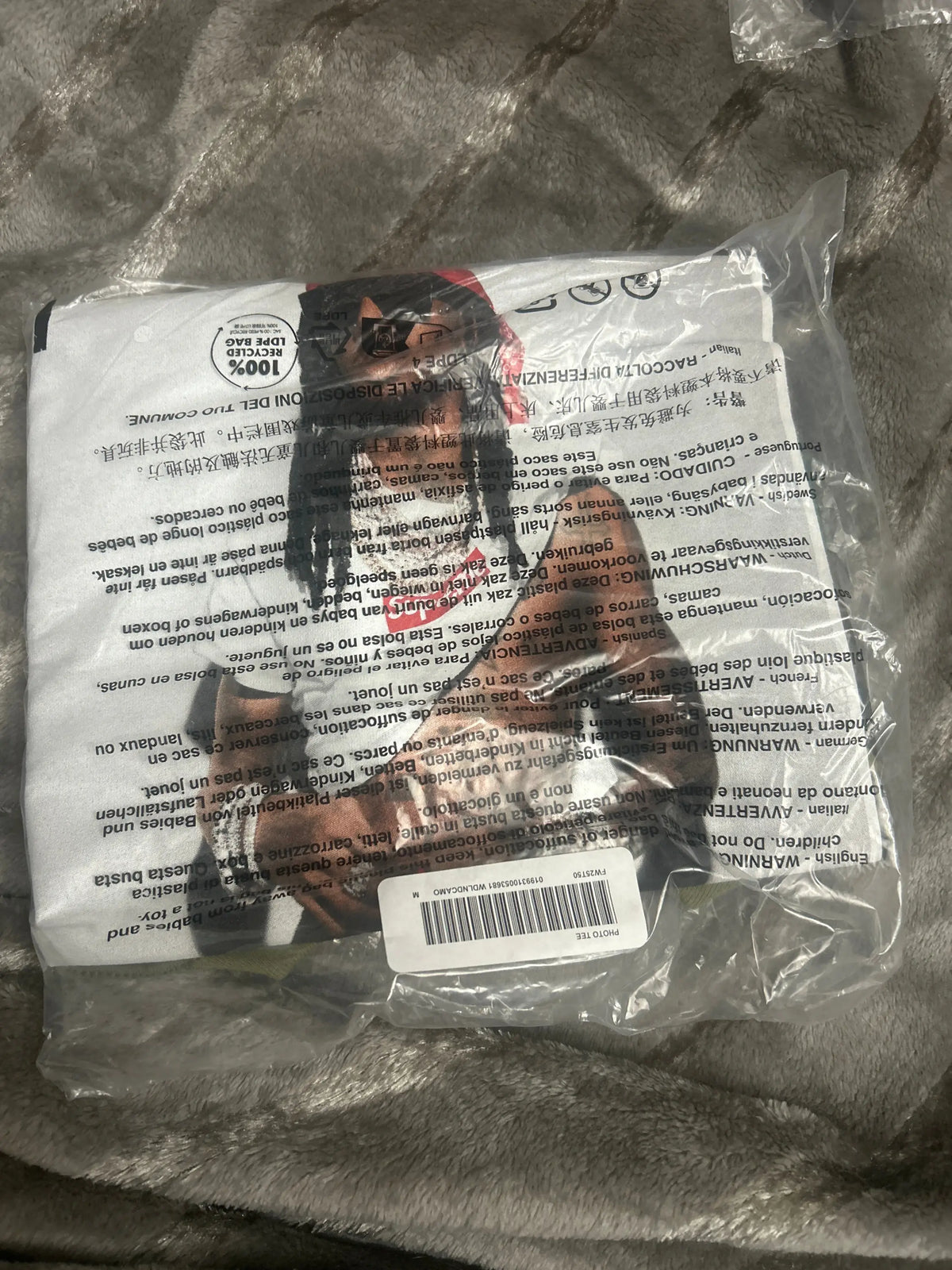 Supreme Playboi Carti T-Shirt Woodland Camo Medium