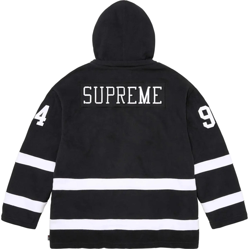 Supreme Polartec Hooded Hockey Jersey - M - Hoodies
