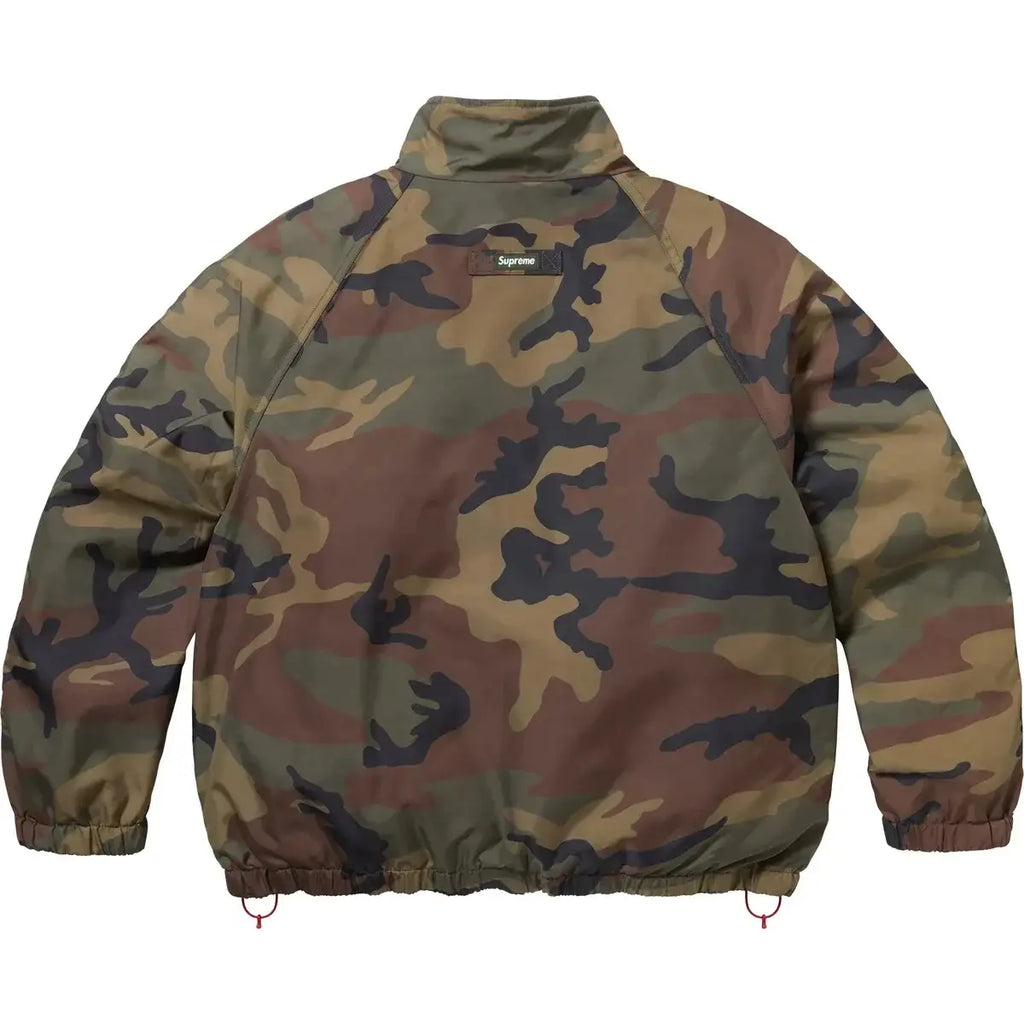 Supreme Polartec Reversible Track Jacket Woodland Camo - Jackets